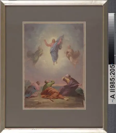 Kristuksen kirkastus, Sortavalan kirkon alttaritaulun luonnos, by Berndt Abraham Godenhjelm