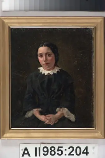 Nuoren naisen muotokuva, by Berndt Abraham Godenhjelm