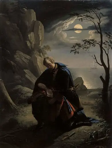 Ruotsalainen sotilas ja puolalainen tyttö, by Berndt Abraham Godenhjelm