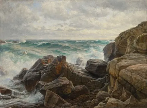 Kattegat myrskyssä, by Berndt Lindholm