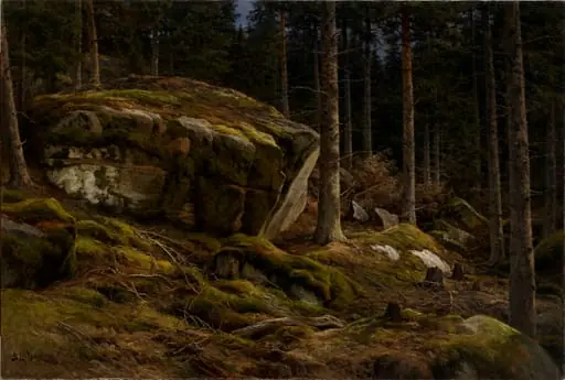 Korpimaisema, by Berndt Lindholm