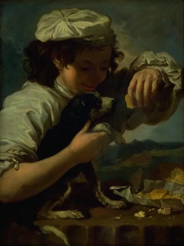 A Boy with a Dog (Allegory of "Taste")