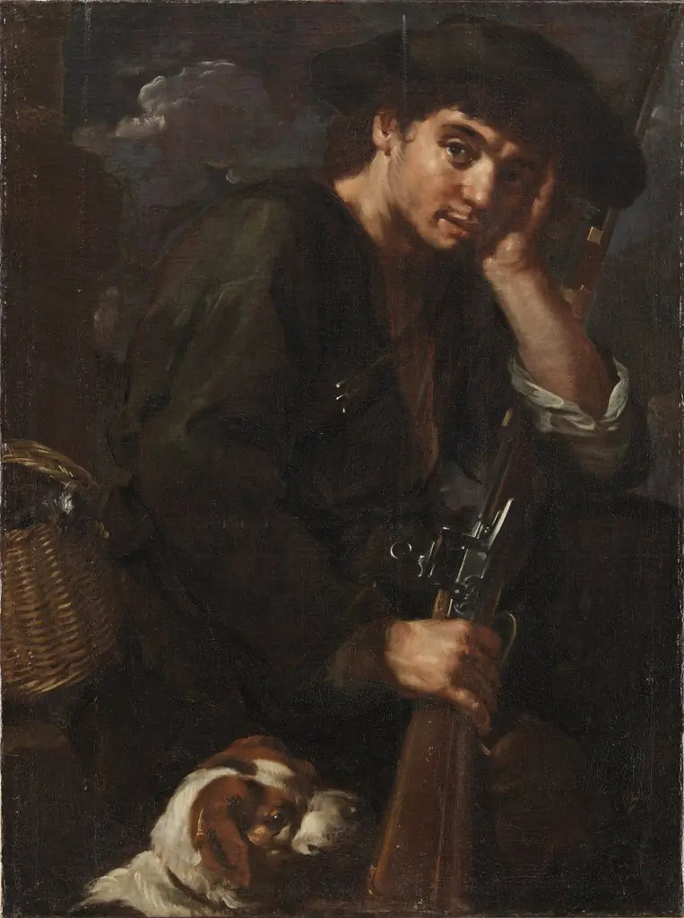 Hunter with his Gun and Dog. (Allegory of "Air")