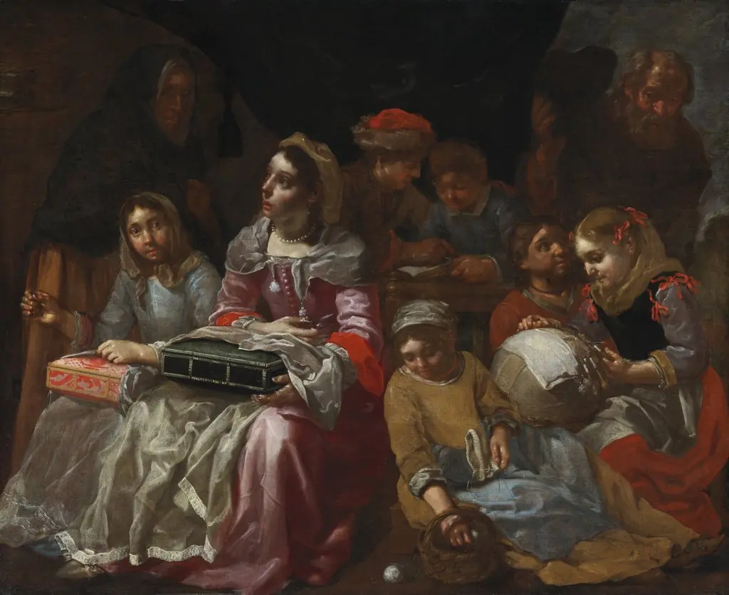 The Embroidery Shop, by Bernhard Keil