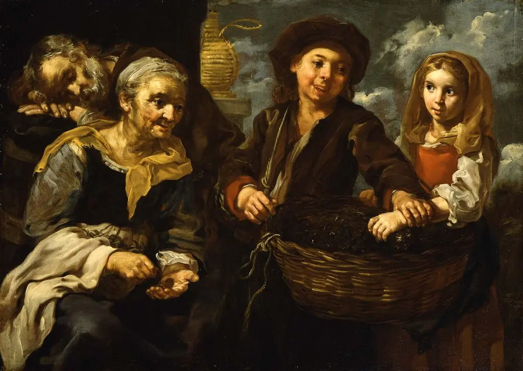 Young Boy Selling Vegetables, by Bernhard Keil