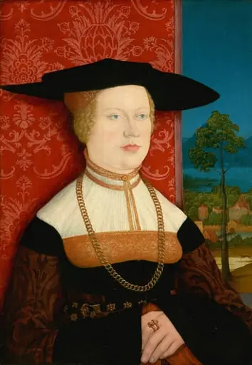 Margarethe Vöhlin [obverse], by Bernhard Strigel