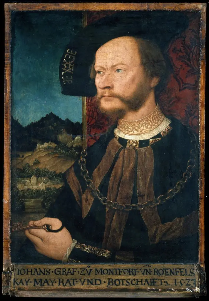Portrait of Count Johann II, Count of Montfort and Rothenfels, by Bernhard Strigel