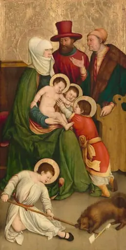 Saint Mary Cleophas and Her Family, by Bernhard Strigel
