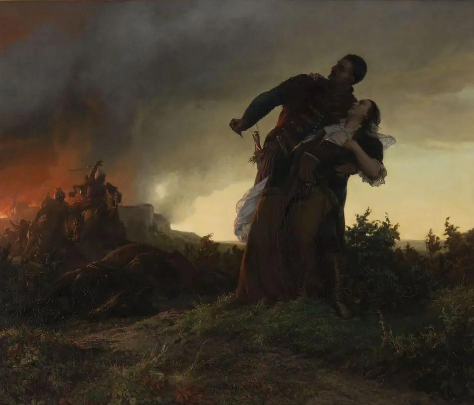 Mihály Dobozi and his Wife, by Bertalan Székely