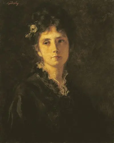 Miss Mesterházy, by Bertalan Székely