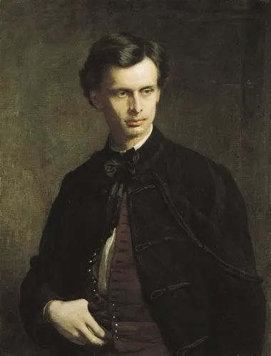 Portrait of János Greguss, by Bertalan Székely, oil, 1862