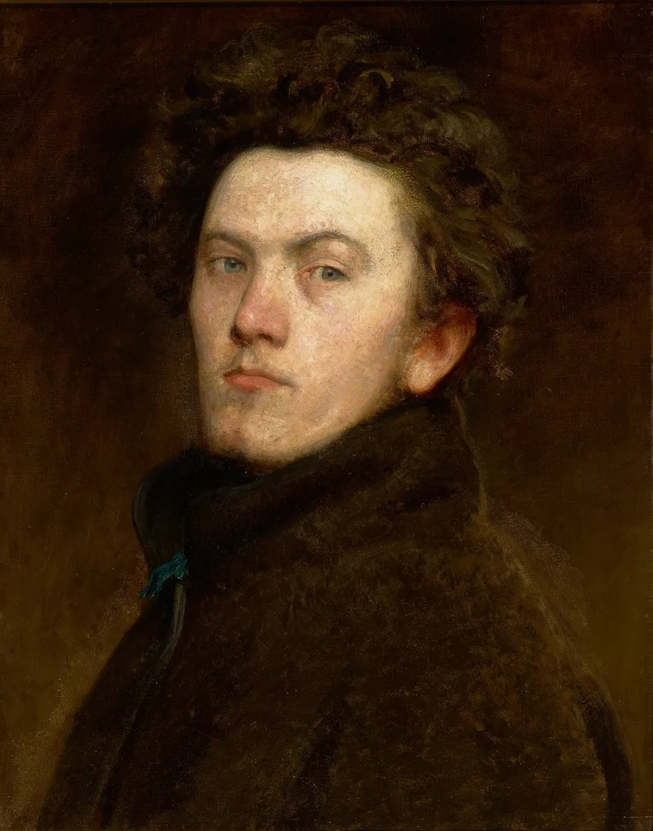 Self-Portrait, by Bertalan Székely, oil, 1860