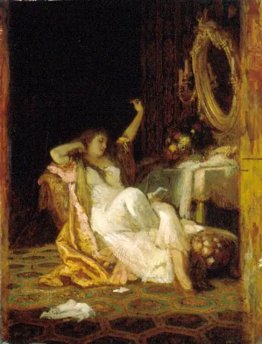 Woman Stretching, by Bertalan Székely