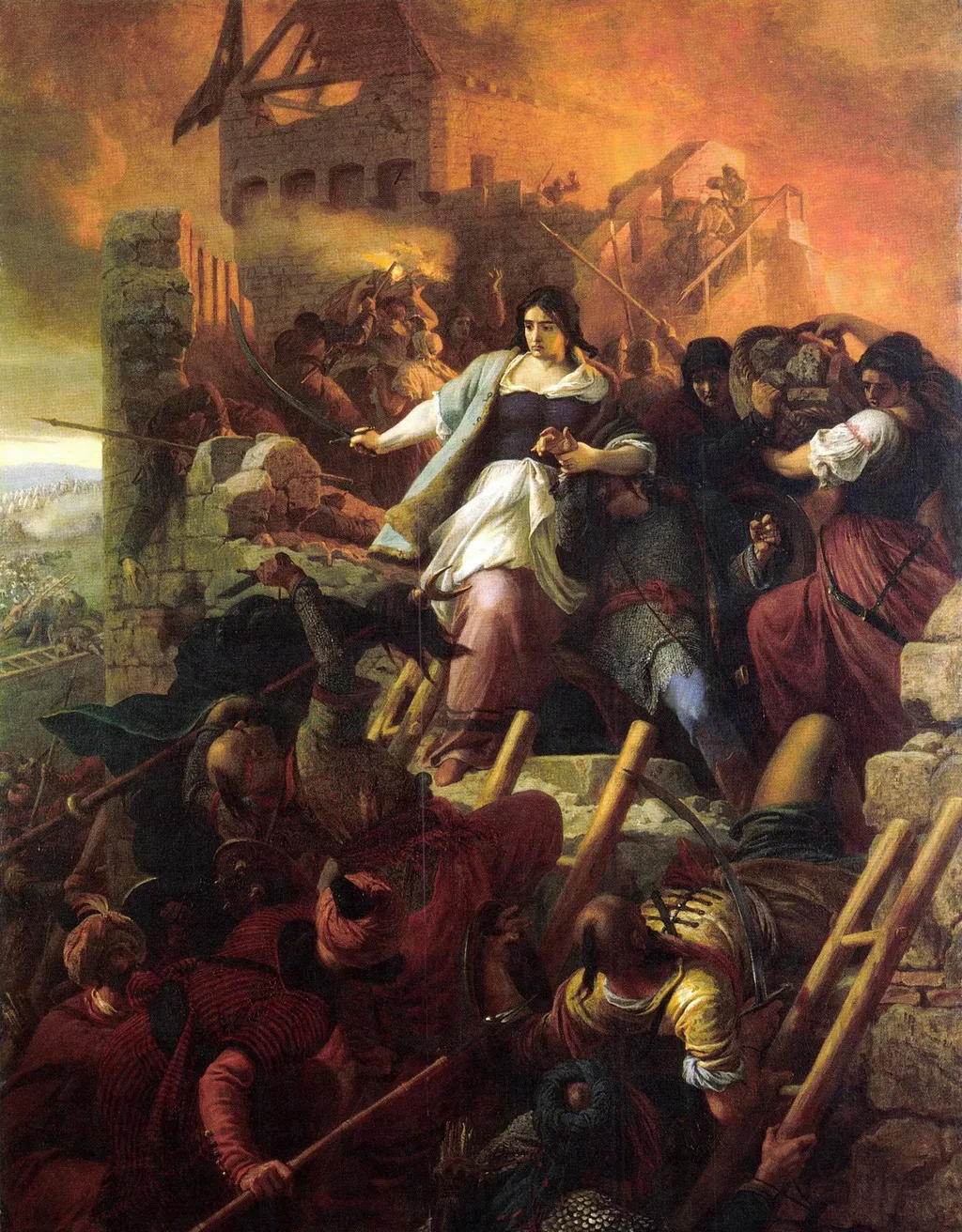 Women of Eger, by Bertalan Székely, oil, 1867