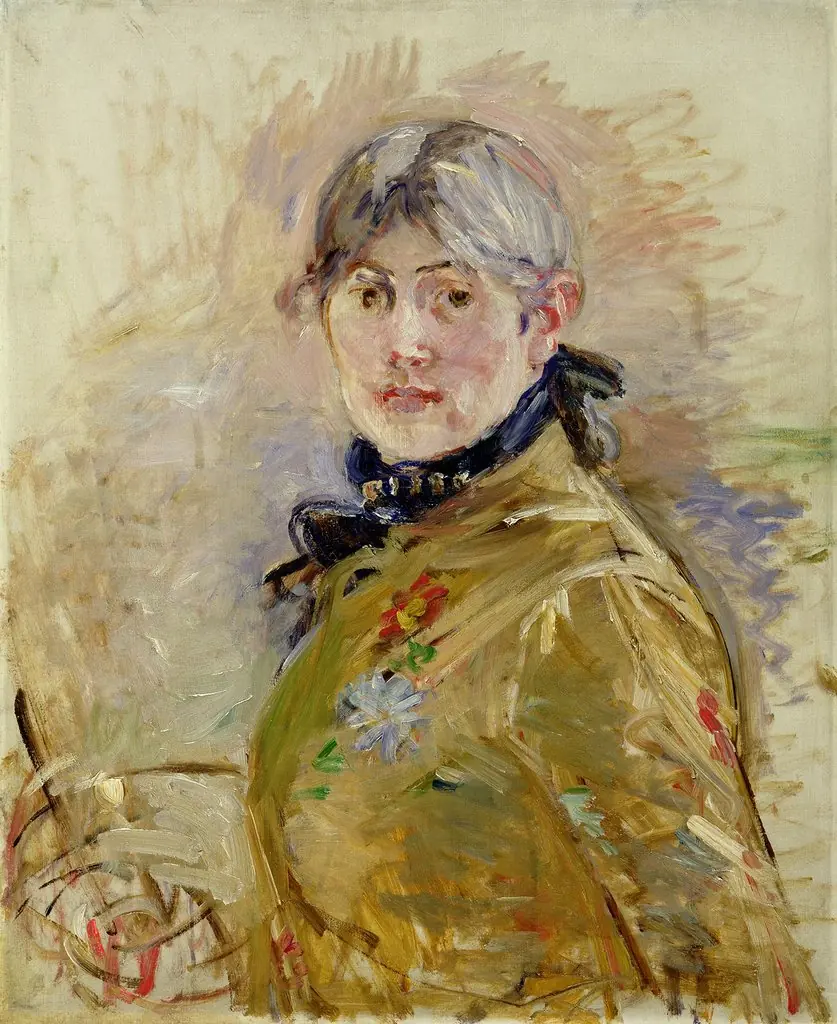 Autoportrait, by Berthe Morisot