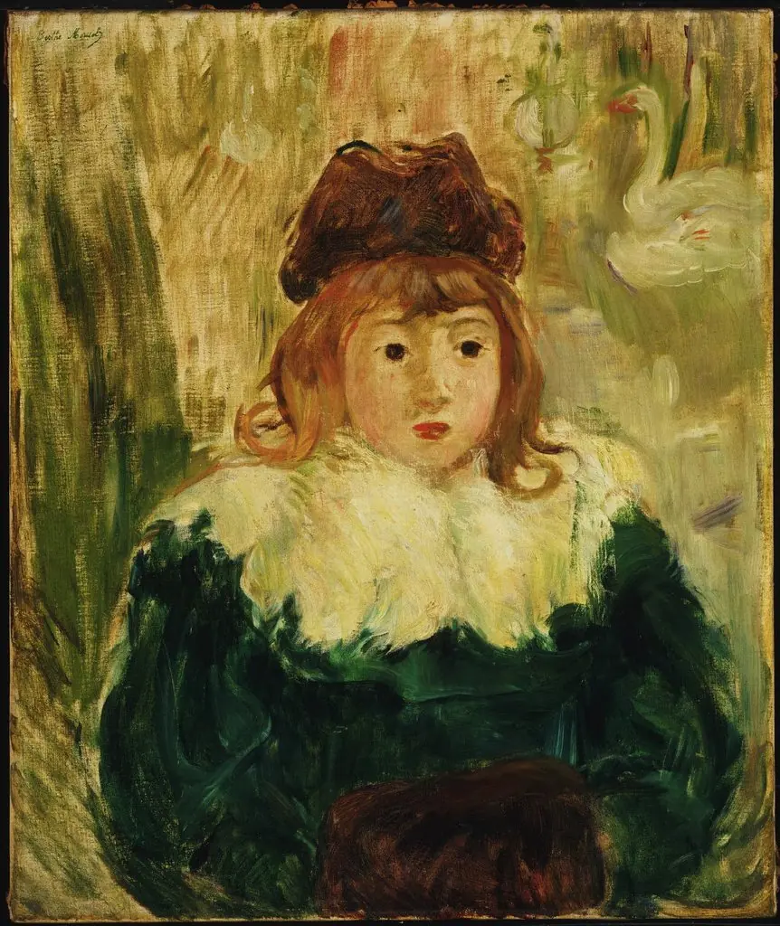 Portrait of a Child, by Berthe Morisot