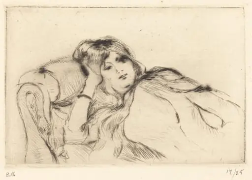 Rest, by Berthe Morisot