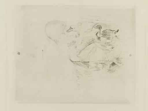 Swan and Duck, by Berthe Morisot