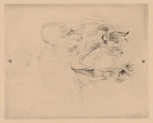 Swan and Duck, with portraits of Julie (Cygne et canard, avec portraits de Julie, or Cygne et canard, essai)