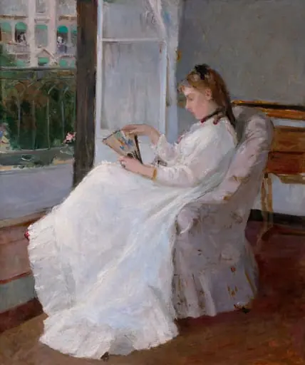The Artist's Sister at a Window, by Berthe Morisot