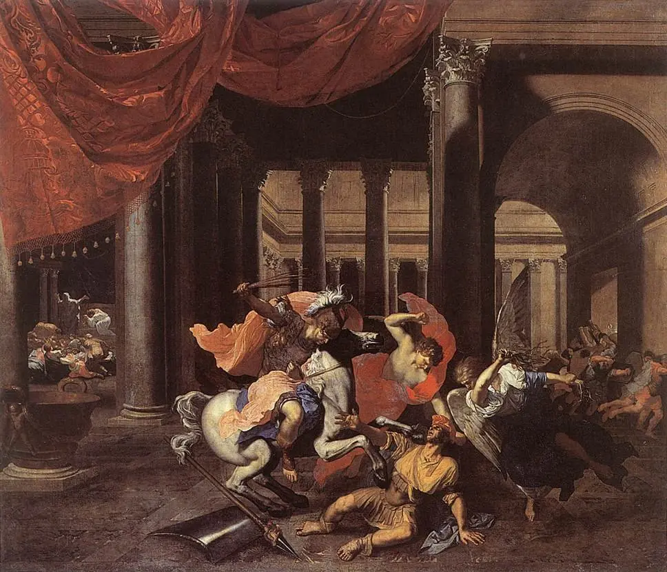 Heliodorus driven from the Temple, by Bertholet Flémal