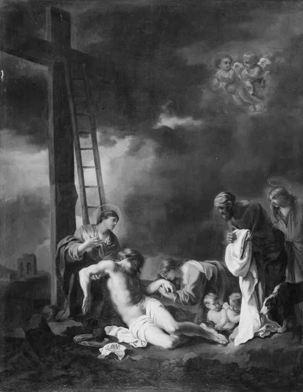 The Deposition, by Bertholet Flémal, oil, 1652