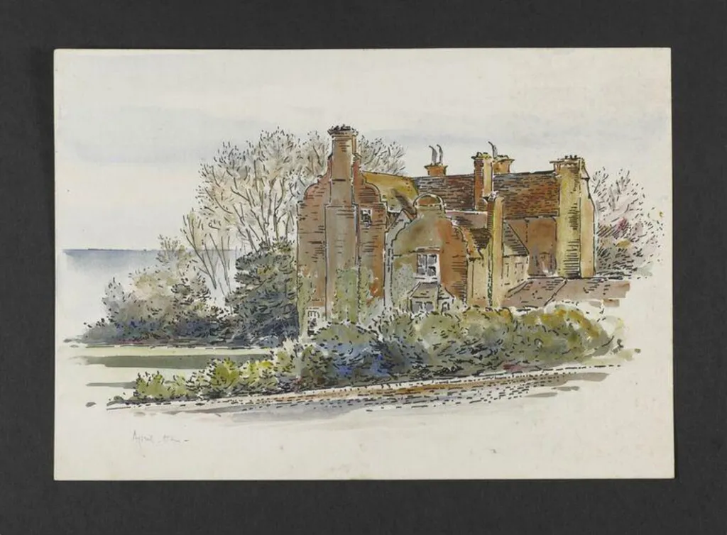 Untitled, by Bertram Potter, watercolor, 1902