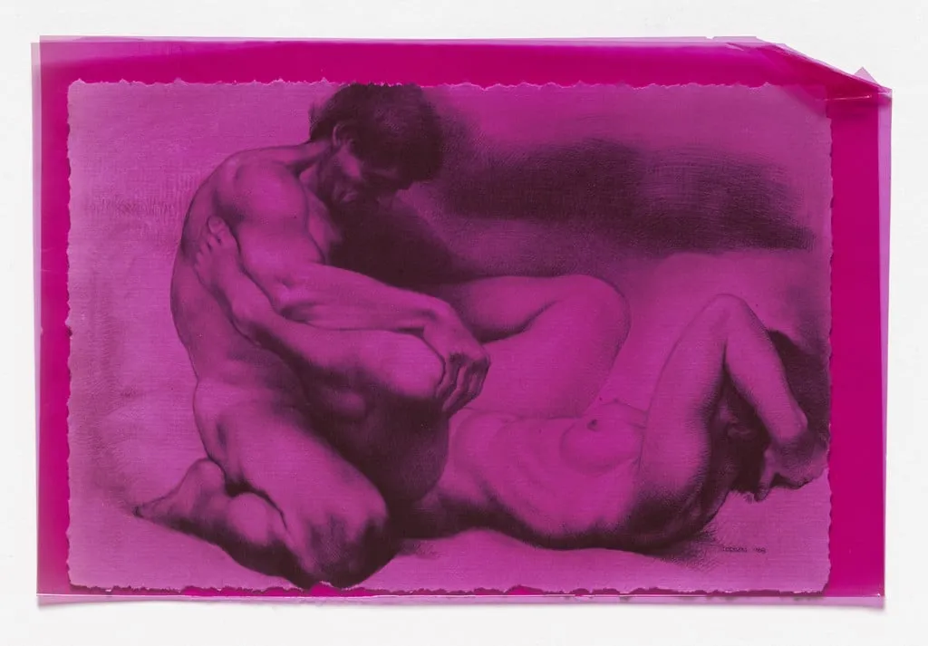 Untitled, by Betty Dodson, ink, 1968