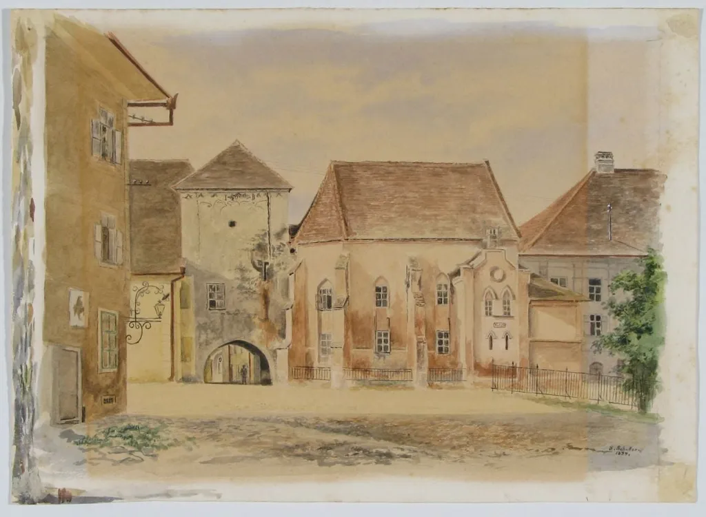 Capela Sf. Jakob și Turnul preoților, by Betty Schuller, unspecified