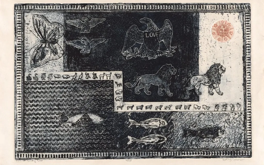 Untitled, by Betye Saar, ink, 1966
