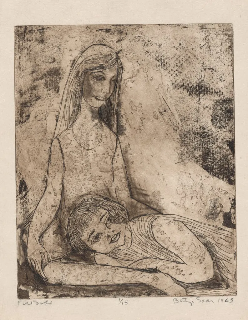 Untitled, by Betye Saar, ink, 1963