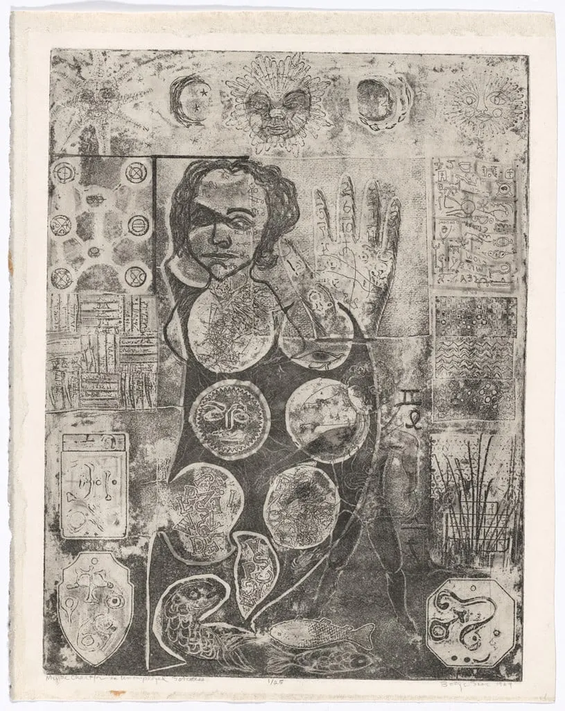 Untitled, by Betye Saar, ink, 1964