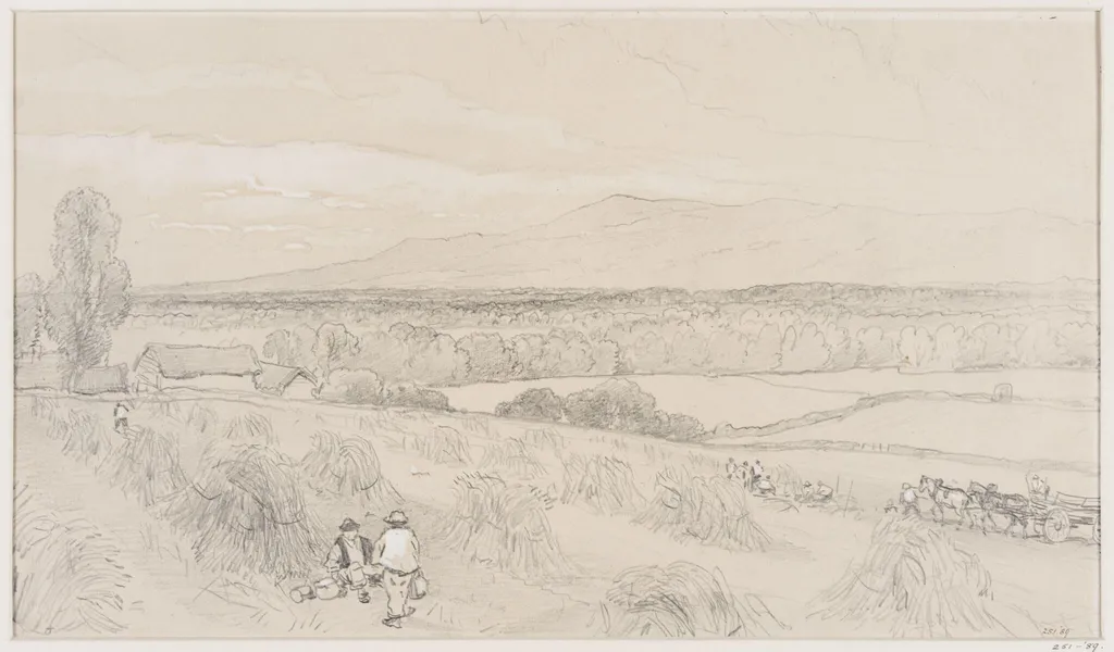 Harvest scene, by Beverly, 1830