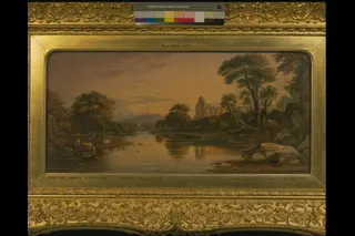 Bolton Abbey, Yorkshire, by John Varley, watercolor, 1842