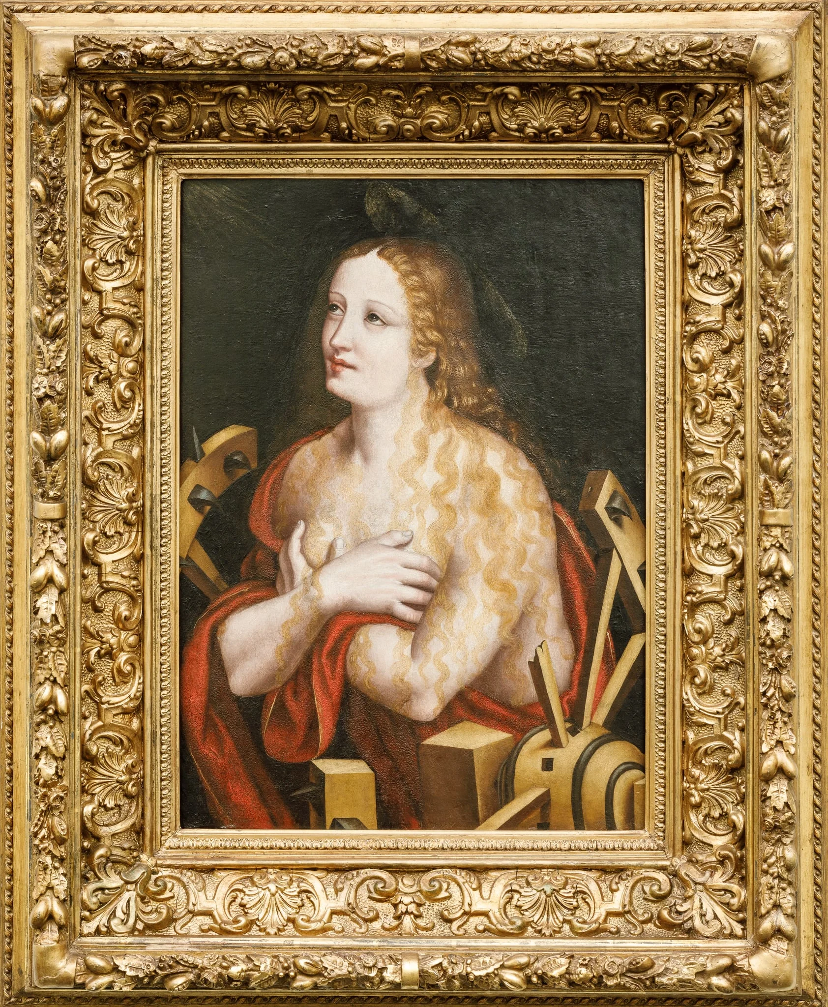 Sfânta Ecaterina, detail