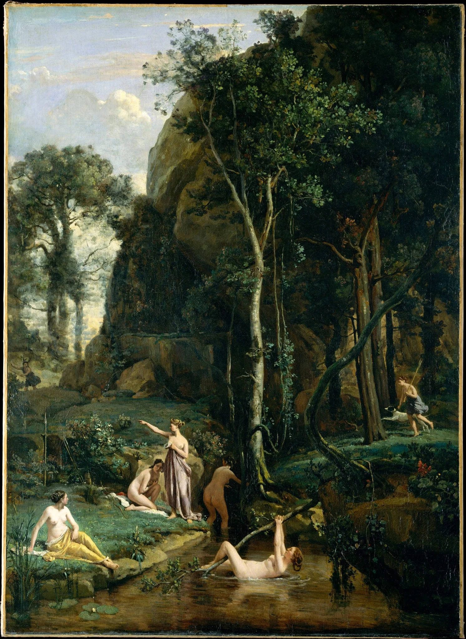 Diana and Actaeon (Diana Surprised in Her Bath), detail