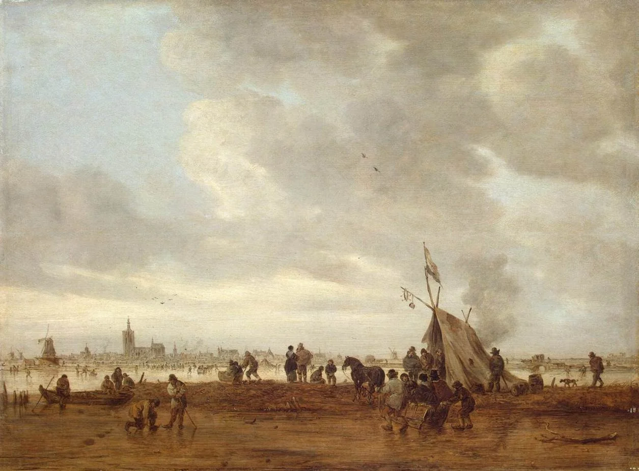 Winter Scene near The Hague, detail