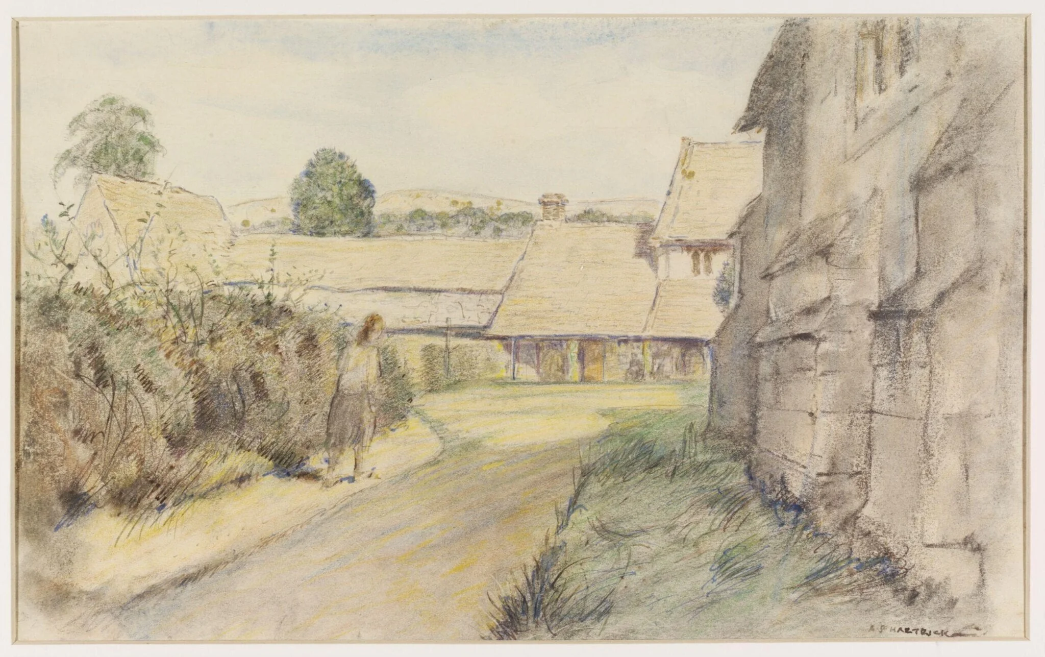The Priory Farm and 13th century Chapel, Southam de la Bere, Nr. Cheltenham, detail