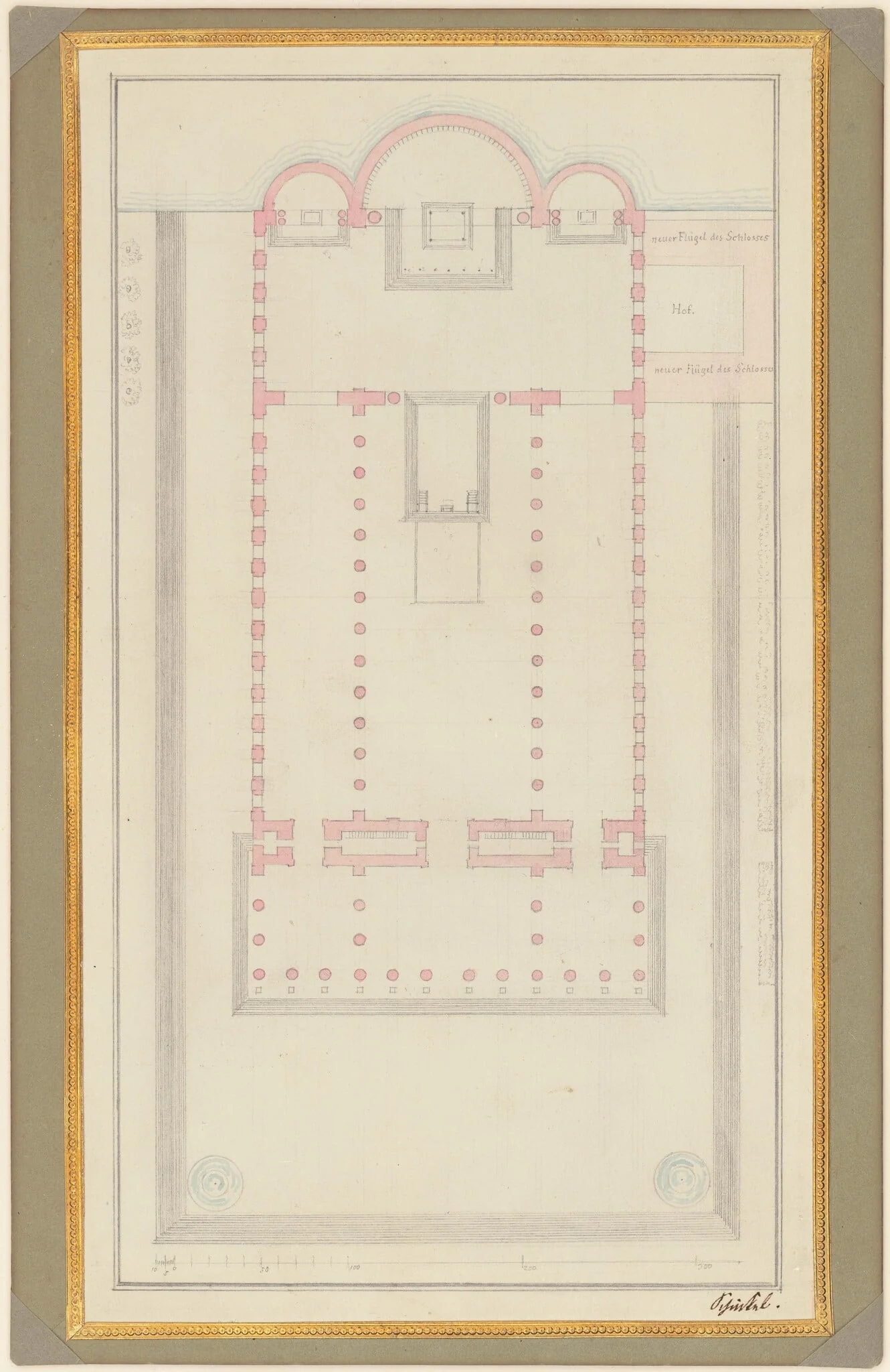Ground Plan of a Cathedral for Berlin, detail