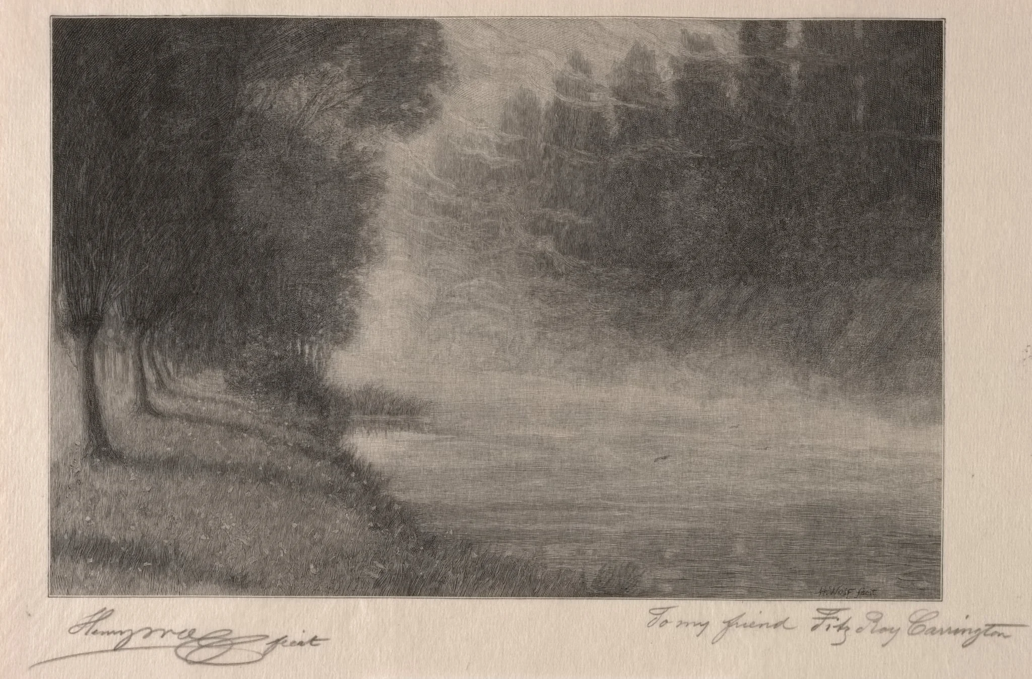 Morning Mists, detail