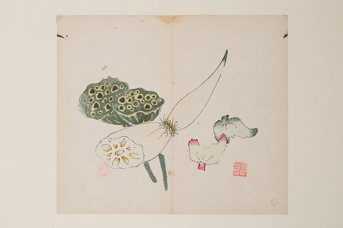 明 十竹齋書畫譜 四開|Page from Shi Zhu Zhai, detail