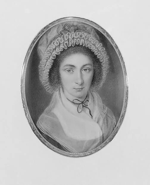 Mrs. John McAllister (Frances Wardale), detail