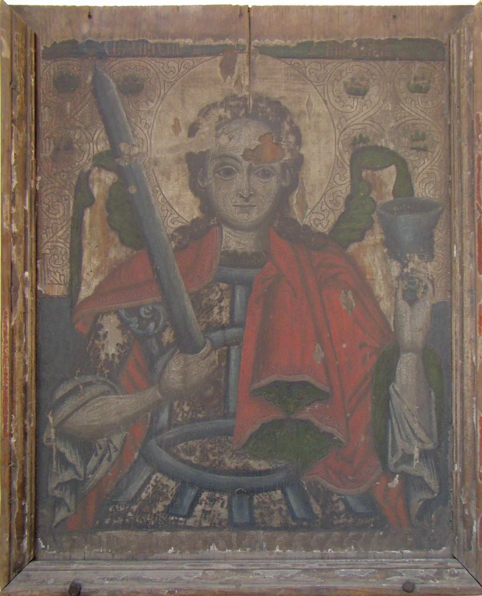 Arhanghelul Mihail, detail