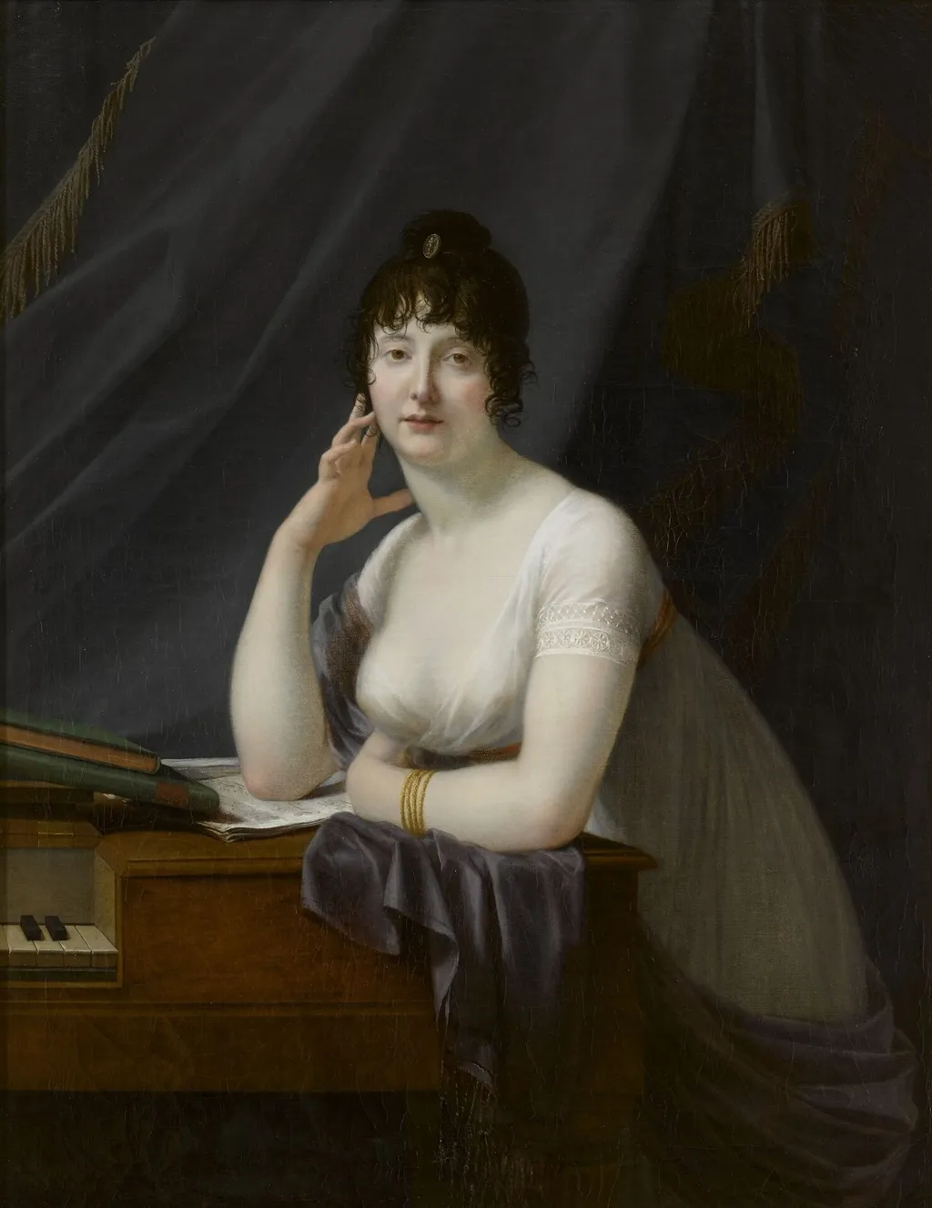 Madame Antoine Arnault, by Jean Baptiste Regnault, oil, 1806