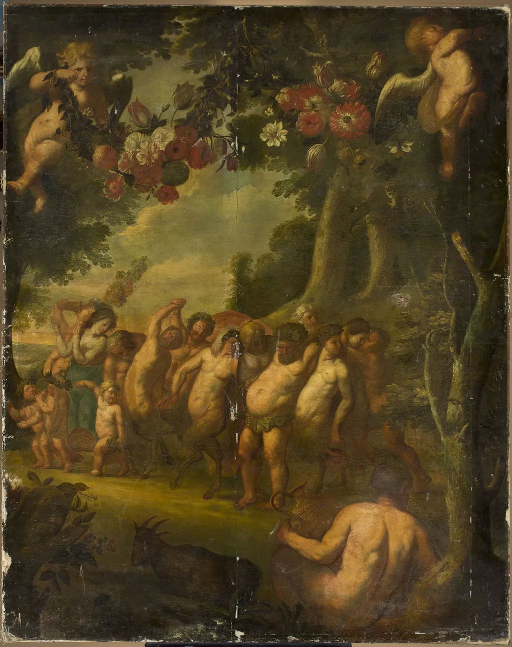 Procession of Bacchus, by Jacob Jordaens, oil, 1643