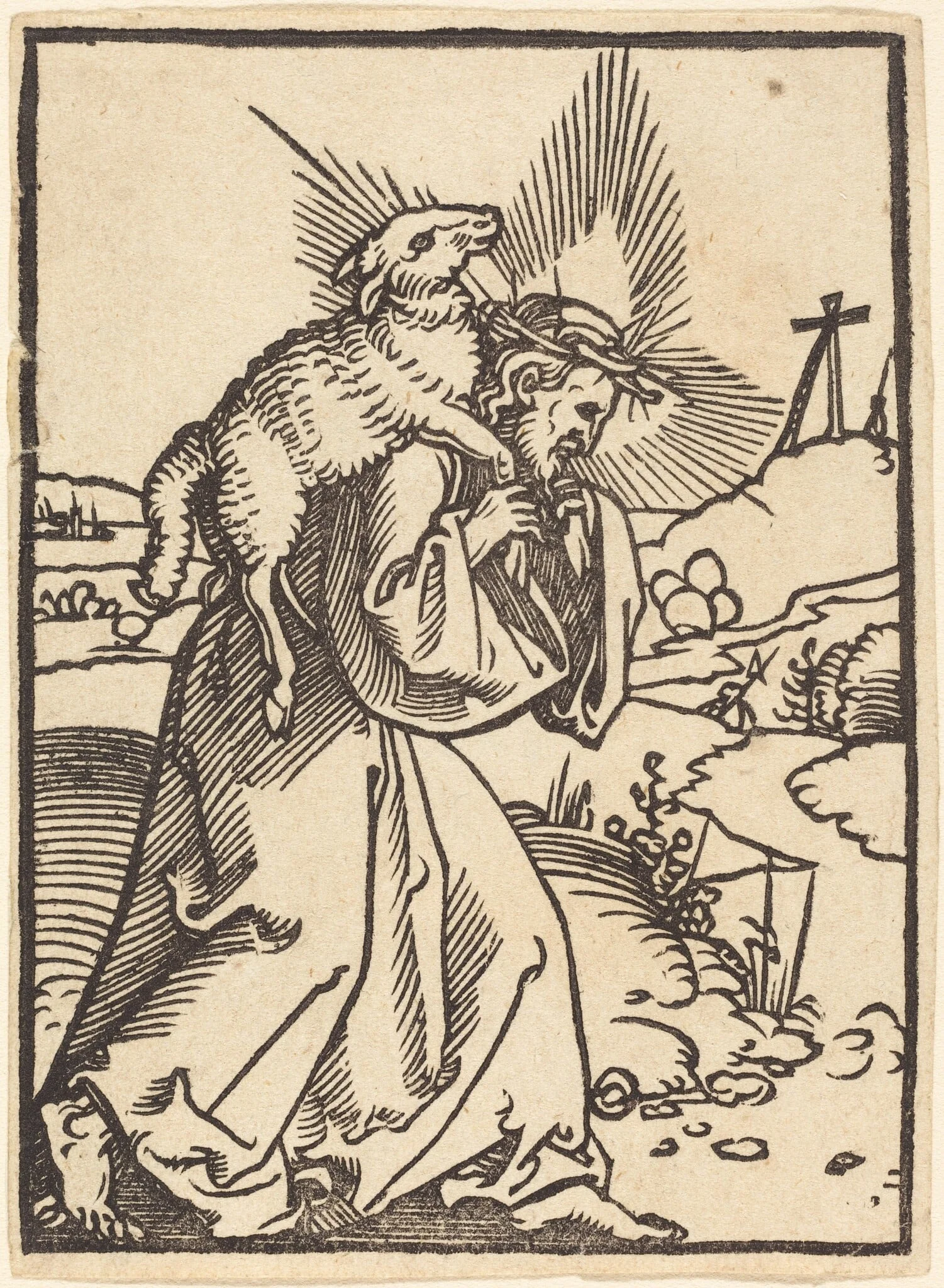 The Good Shepherd, detail