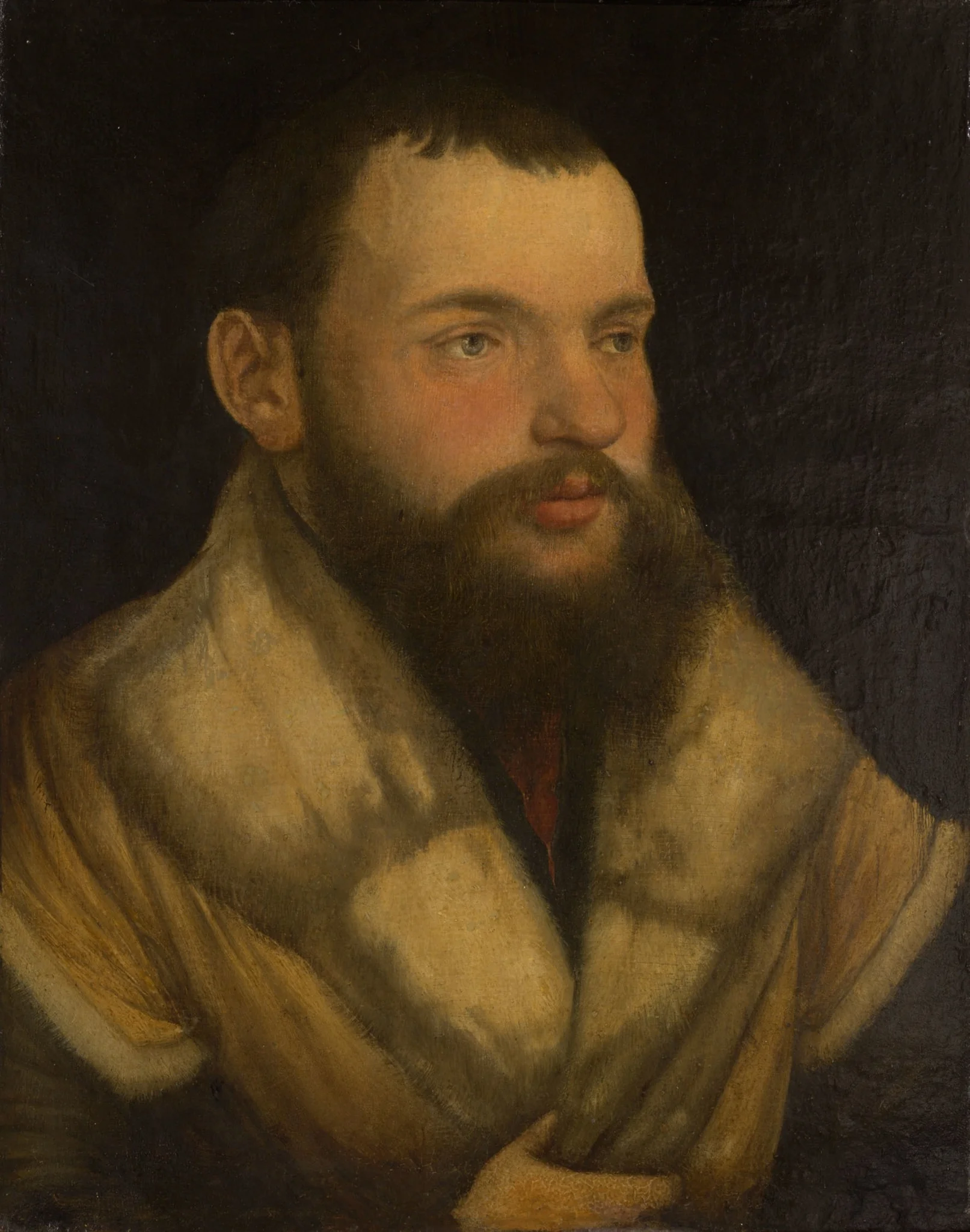 Portrait of a Man, detail