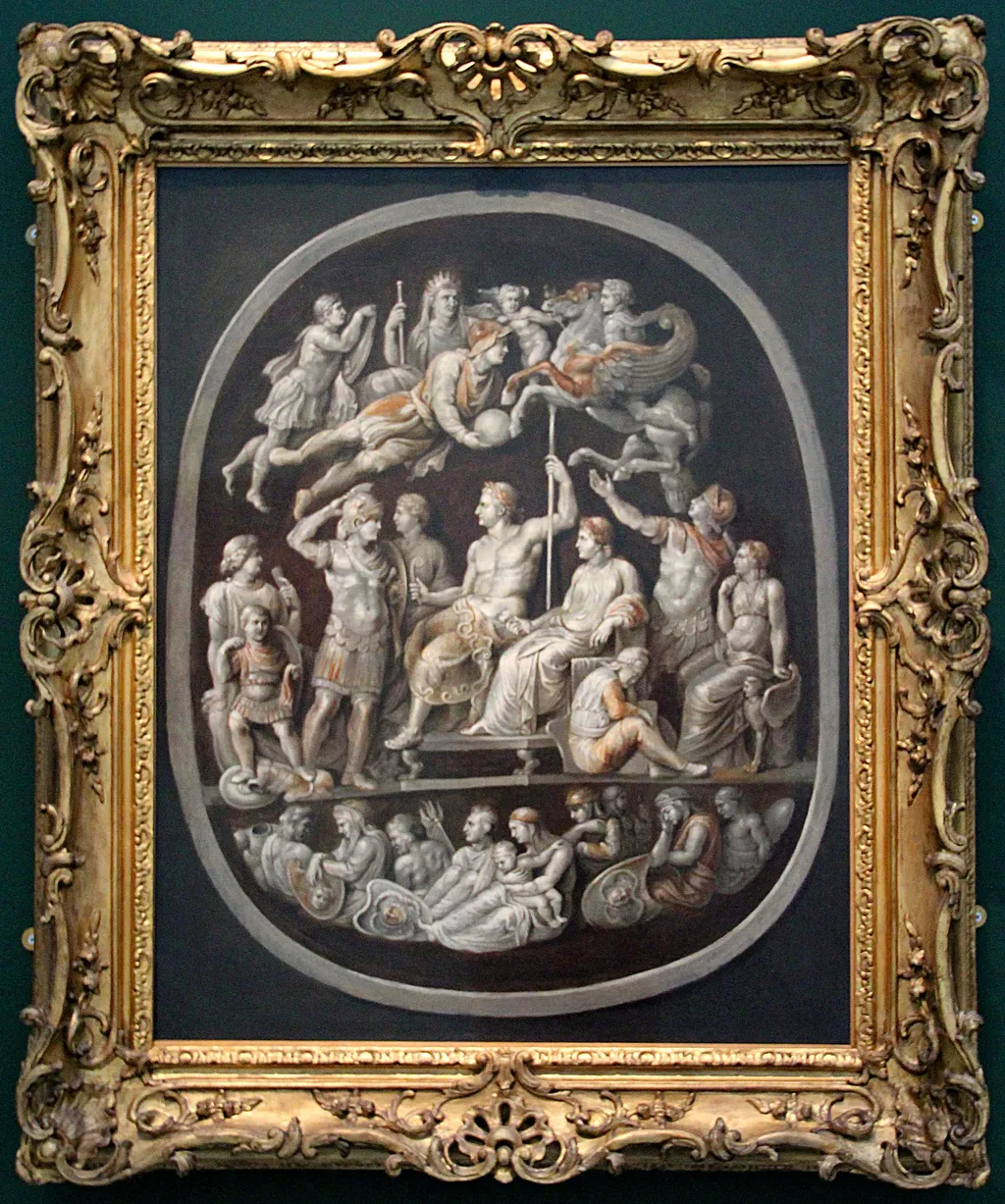 Gemma Tiberiana, or The Apotheosis of Germanicus, by Peter Paul Rubens, oil, 1625