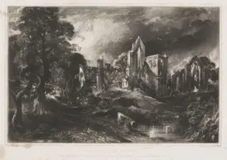 CASTLE ACRE PRIORY, by John Constable