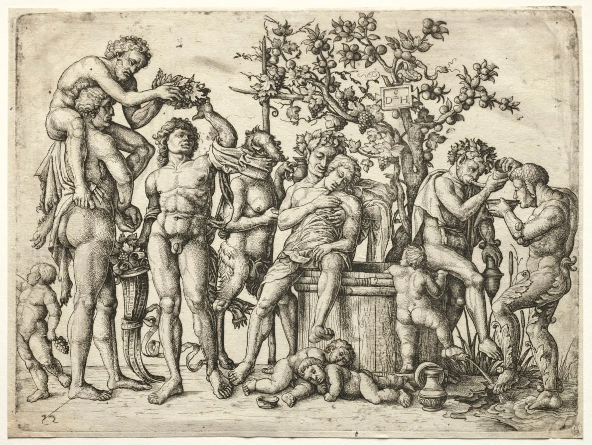 The Bacchanal, detail